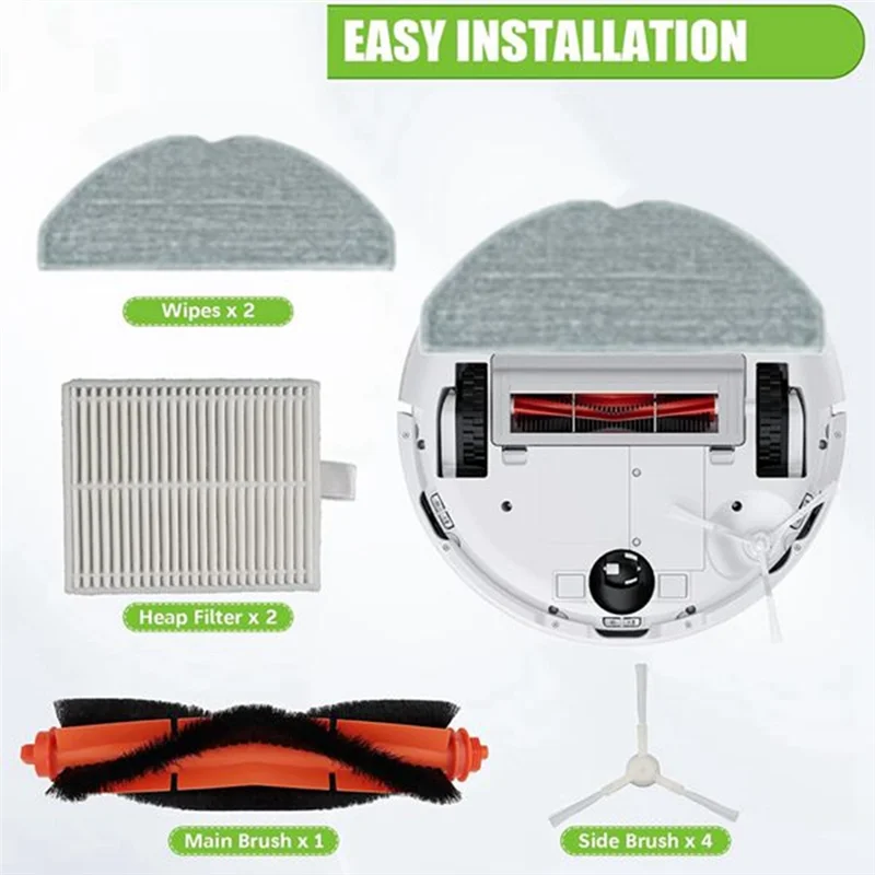 Y42A-For Xiaomi Robot Vacuum E10 E12 B112 C103 Vacuum Cleaner Accessories Main Side Brush HEPA Filter Mop Cloth
Y42A-For Xiaomi Robot Vacuum E10 E12 B112 C103 Vacuum Cleaner Accessories Main Side Brush HEPA Filter Mop Cloth