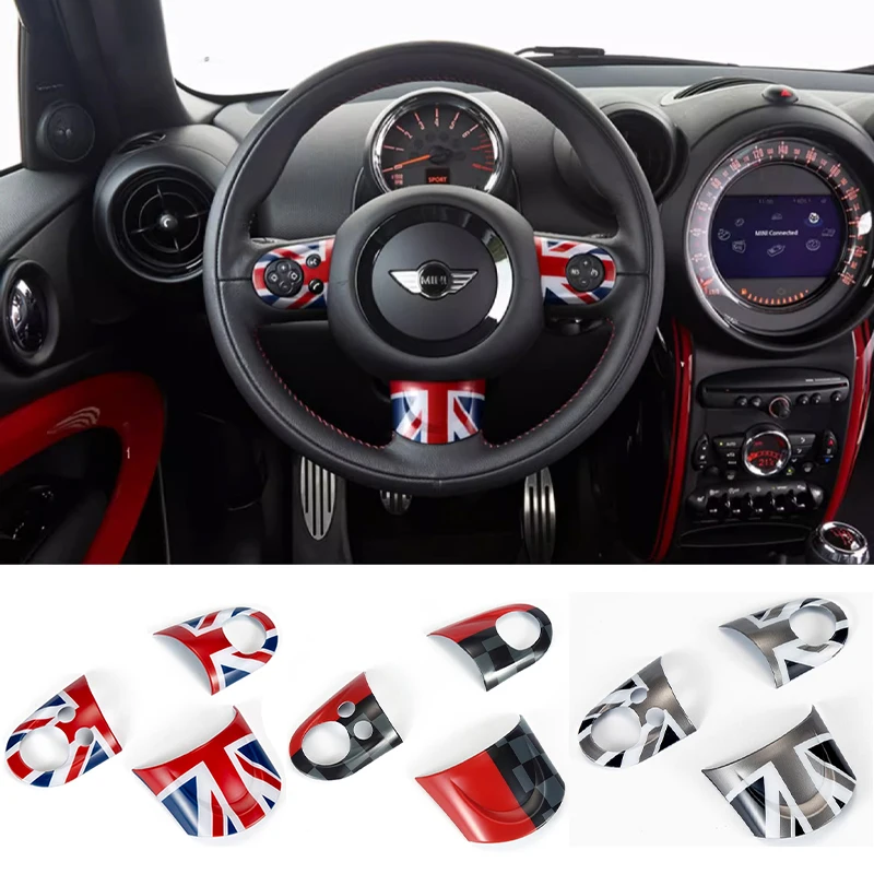 For MINI ONE Cooper S JCW R55 R56 R60 R61 Car Steering Wheel Panel Cover Decorative Sticker ABS Plastic Modification Accessories
For MINI ONE Cooper S JCW R55 R56 R60 R61 Car Steering Wheel Panel Cover Decorative Sticker ABS Plastic Modification Accessories
