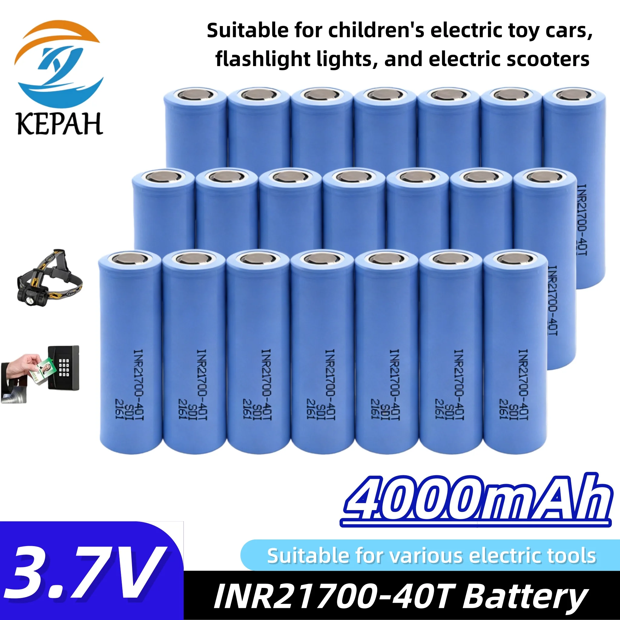 40T Model 21700 Li-ion Battery 3.7V4000mAh 30A High Rate Discharge Large Capacity
40T Model 21700 Li-ion Battery 3.7V4000mAh 30A High Rate Discharge Large Capacity