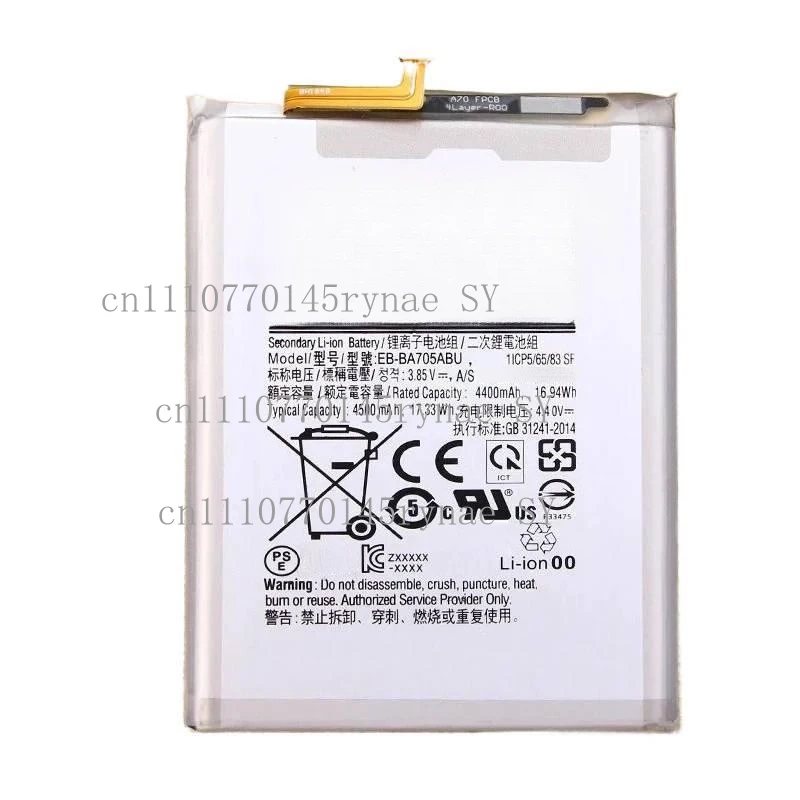 For samsung a70 mobile phone battery a70s original battery sm-a7050 genuine a7070 battery board eb-ba705abu
For samsung a70 mobile phone battery a70s original battery sm-a7050 genuine a7070 battery board eb-ba705abu