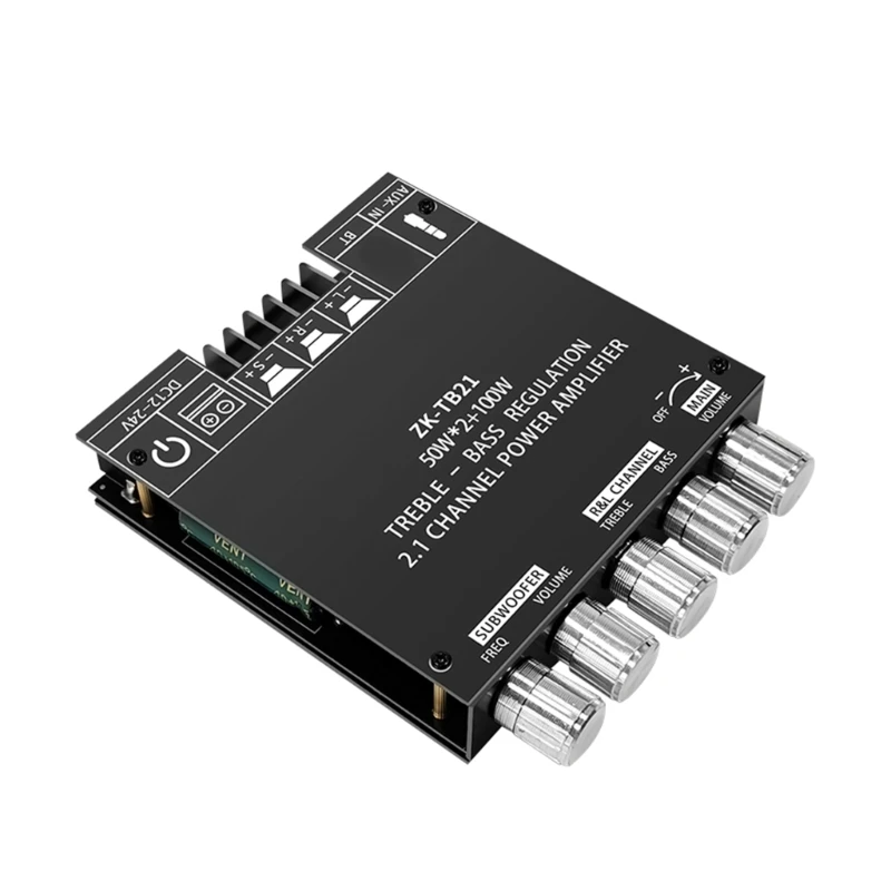 ZK TB21 2.1 Channel BT5.0 Digital Power Amplifier Module ShortCircuit Protection
ZK TB21 2.1 Channel BT5.0 Digital Power Amplifier Module ShortCircuit Protection