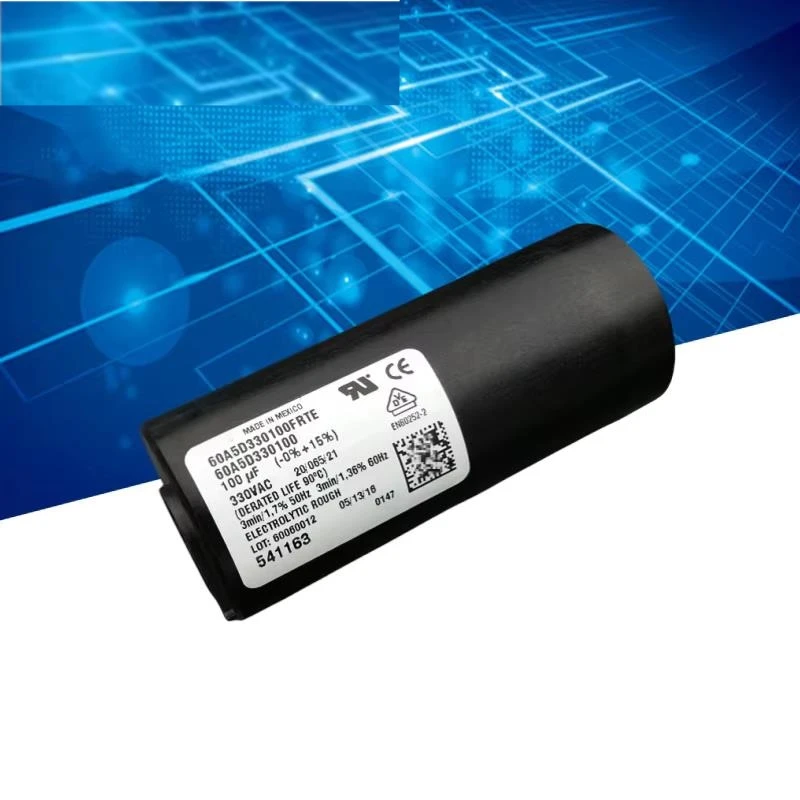 1PCS 60A5D330100FRTE 100uF 330VAC Compressor Start Capacitor
1PCS 60A5D330100FRTE 100uF 330VAC Compressor Start Capacitor