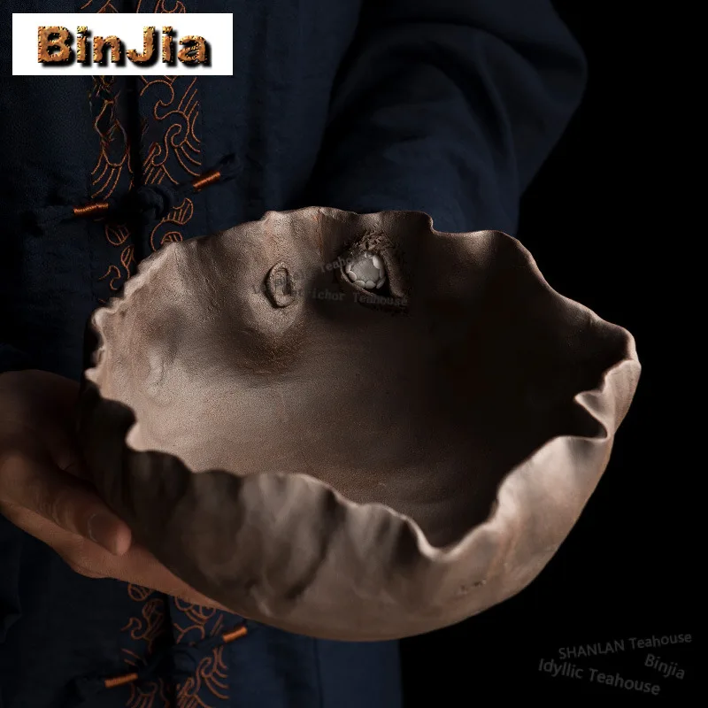 Coarse Pottery Hand-kneaded Tibetan Flowers Jianshui Tea Wash Bowl Writing-brush Washer Water Washing Slag Tank Chaxi Ornaments
Coarse Pottery Hand-kneaded Tibetan Flowers Jianshui Tea Wash Bowl Writing-brush Washer Water Washing Slag Tank Chaxi Ornaments