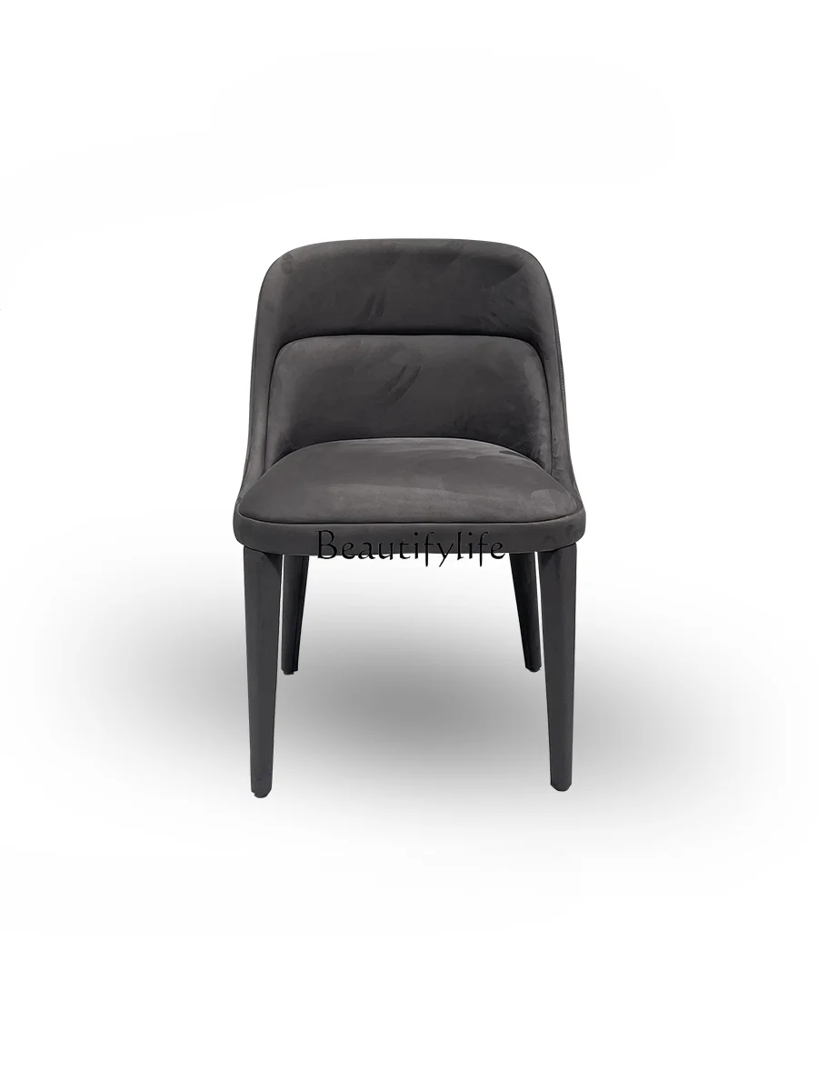 Italian Fabric Leisure Armrest Soft Bag Dining Chair Simple Backrest Designer Chair
Italian Fabric Leisure Armrest Soft Bag Dining Chair Simple Backrest Designer Chair