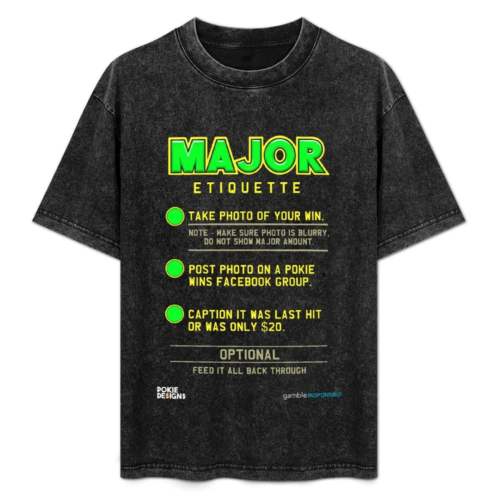 MAJOR JACKPOT ETIQUETTE Design - Pokie Designs T-Shirt blue archive Louboutins anime tshirt mens designer t shirt
MAJOR JACKPOT ETIQUETTE Design - Pokie Designs T-Shirt blue archive Louboutins anime tshirt mens designer t shirt