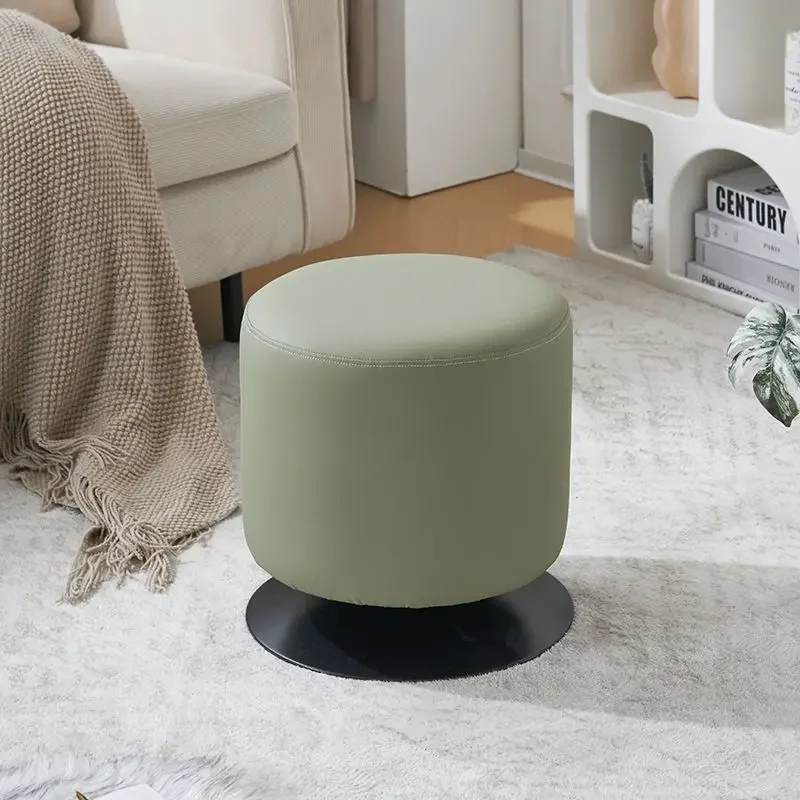 Light Luxury Makeup Stools Rotating Round Leather Stool Living Room Sofa Stool Shoe Changing Stools Simple Modern Round Ottomans
Light Luxury Makeup Stools Rotating Round Leather Stool Living Room Sofa Stool Shoe Changing Stools Simple Modern Round Ottomans