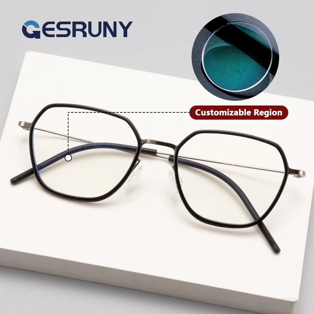 Gesruny Progressive Prescription Glasses Custom Photochromic Myopia Optical Lenses Eyeglasses Reading Eyewear For Women Men
Gesruny Progressive Prescription Glasses Custom Photochromic Myopia Optical Lenses Eyeglasses Reading Eyewear For Women Men