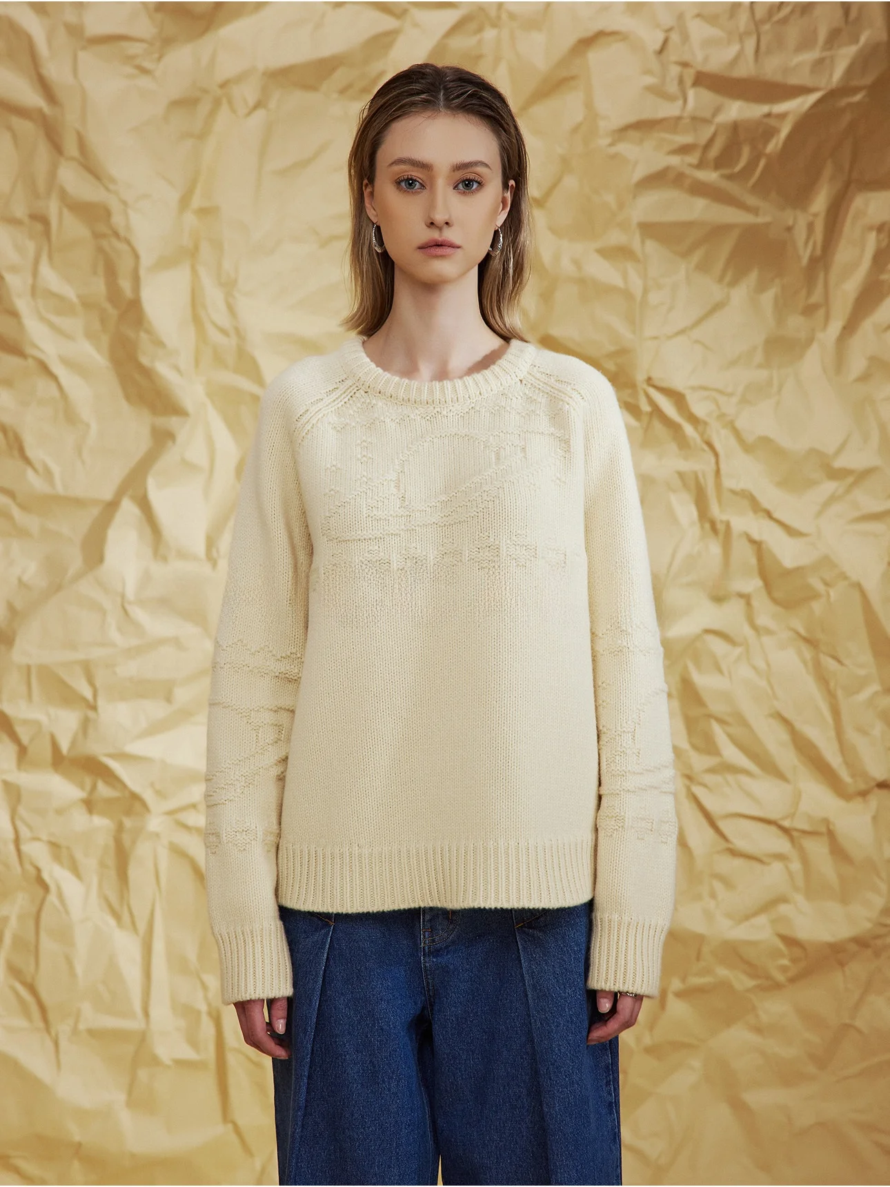 Winter Wool Sweater 00% Camere Long Sve Color Top Warm Comfortable Women's Faion Daily Wear
Winter Wool Sweater 00% Camere Long Sve Color Top Warm Comfortable Women's Faion Daily Wear