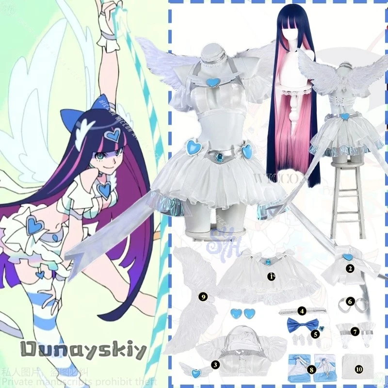 New PANTY & STOCKING With GARTERBELT Cosplay{Kisekiya}STOCKING Sister Sexy Angel High Quality Uniform Striped Socks Halloween
New PANTY & STOCKING With GARTERBELT Cosplay{Kisekiya}STOCKING Sister Sexy Angel High Quality Uniform Striped Socks Halloween