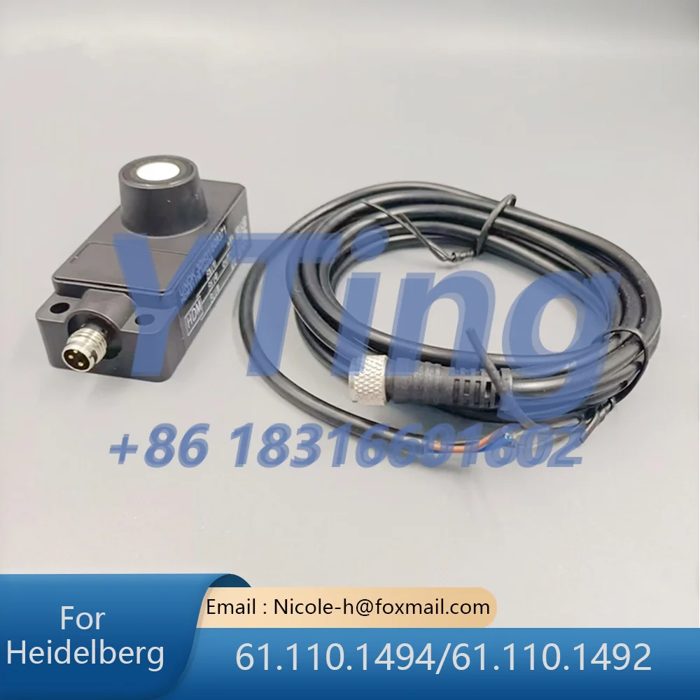 Heidelberg Printing Machine Accessories 61.110.1494/61.110.1492 Ultrasonic Sensor Photoelectric Eye
Heidelberg Printing Machine Accessories 61.110.1494/61.110.1492 Ultrasonic Sensor Photoelectric Eye