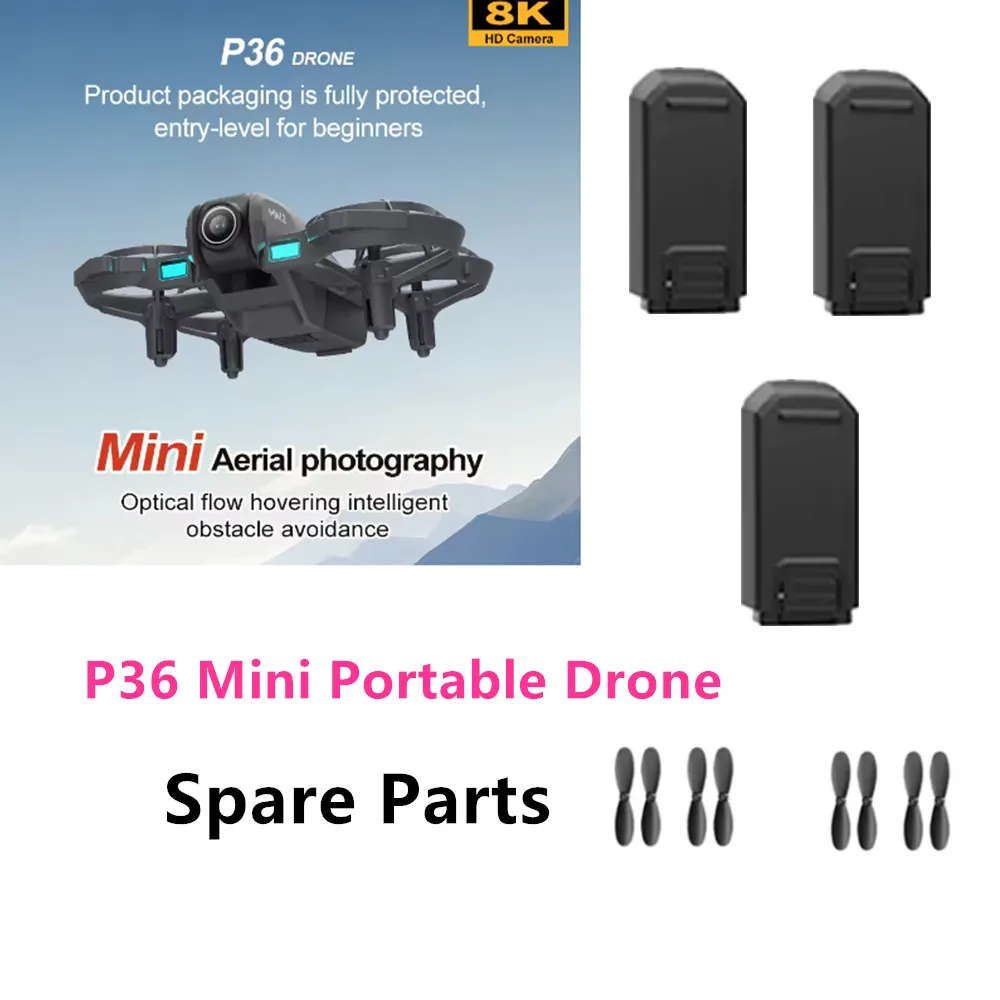 3.7v 600mAh Parts Battery Use For P36 Mini Portable Drone Battery P36 Mini Drone Parts Propeller Blade
3.7v 600mAh Parts Battery Use For P36 Mini Portable Drone Battery P36 Mini Drone Parts Propeller Blade