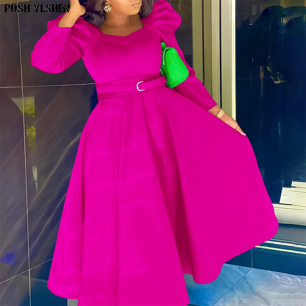 Puff Sleeve A-line Dress African Long Dresses for Women 2023 Fall Sale Evening Party High Waist Belt Robe Femme Plus Size Ladies
Puff Sleeve A-line Dress African Long Dresses for Women 2023 Fall Sale Evening Party High Waist Belt Robe Femme Plus Size Ladies