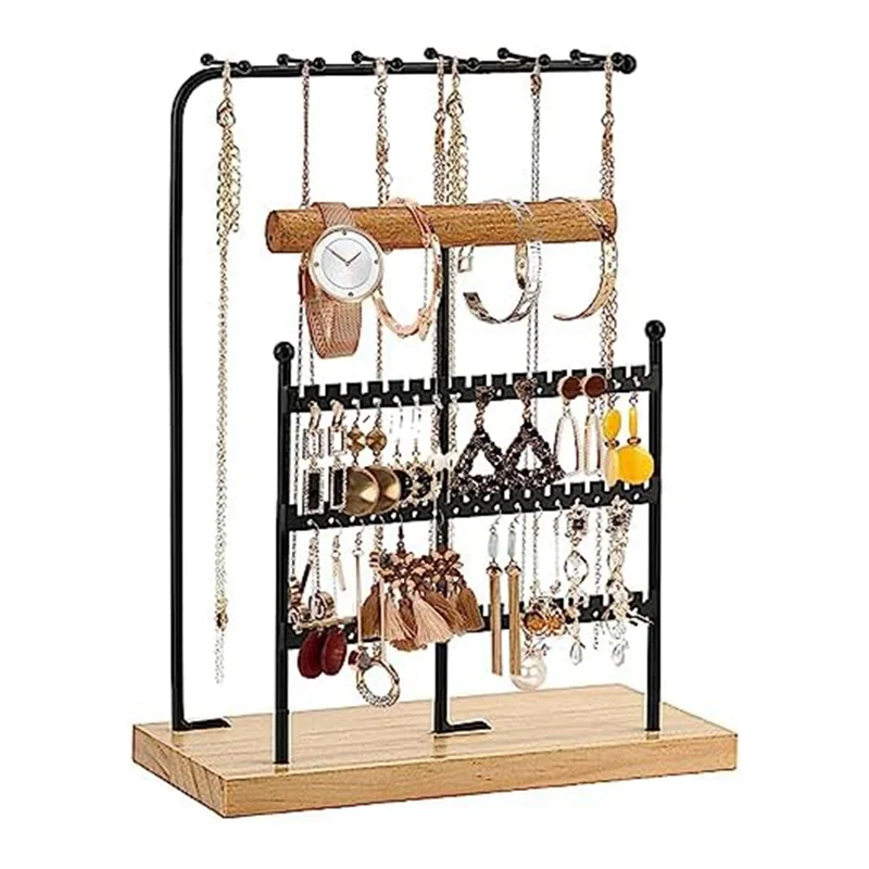 APB-Jewelry Organizer Stand, Metal Jewelry Display Stand,5 Tier Earring Organizer Holder for Earring,Storage Display Rack
APB-Jewelry Organizer Stand, Metal Jewelry Display Stand,5 Tier Earring Organizer Holder for Earring,Storage Display Rack