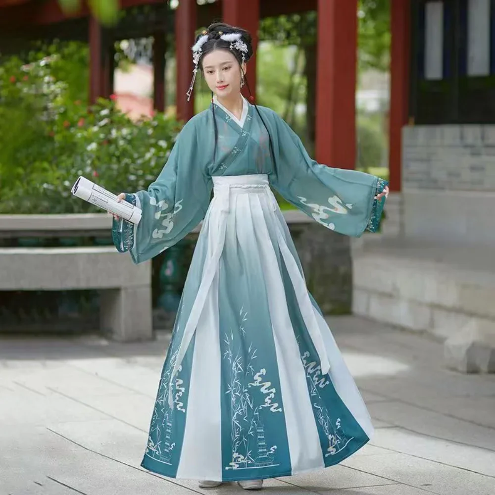 Chinese Womens Dress Blue Green Hanfu Ancient Princess Cosplay Costume Exquisite Waist Length Traditional Chinese Women Han Fu
Chinese Womens Dress Blue Green Hanfu Ancient Princess Cosplay Costume Exquisite Waist Length Traditional Chinese Women Han Fu
