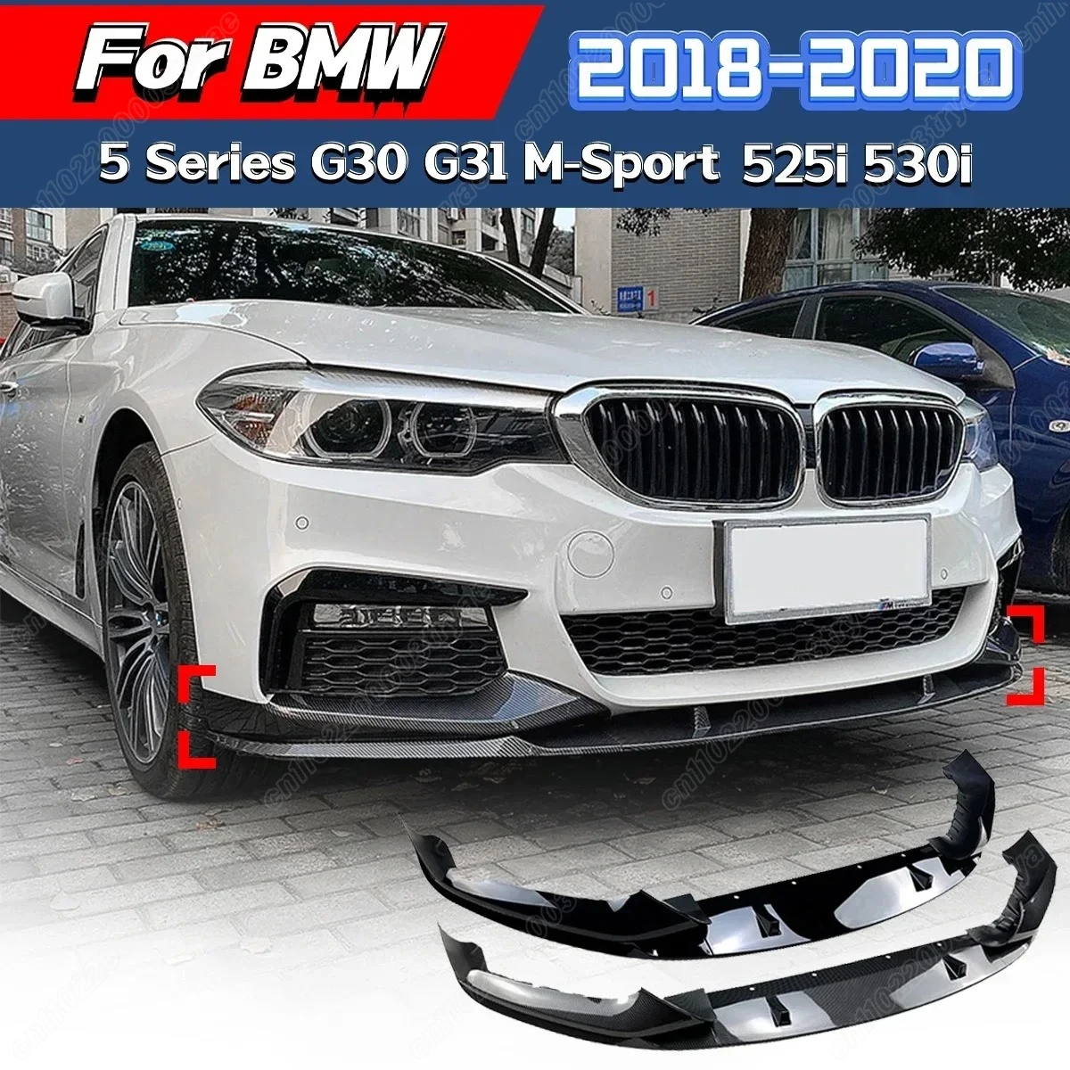 For BMW 5 Series M-Sport G30 G31 525i 530i 2018 2019 2020 Car Front Bumper Lip Spoiler Splitter Diffuser Front Bumper Guard Kit
For BMW 5 Series M-Sport G30 G31 525i 530i 2018 2019 2020 Car Front Bumper Lip Spoiler Splitter Diffuser Front Bumper Guard Kit