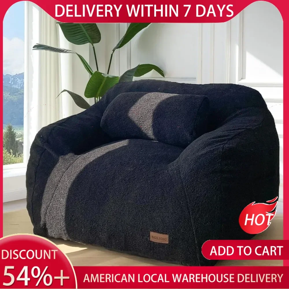 Bean Bag Sofas Using high-quality materials Soft and skin friendly 41.5"D x 47.5"W x 31.5"H Satisfy various postures Sofas
Bean Bag Sofas Using high-quality materials Soft and skin friendly 41.5"D x 47.5"W x 31.5"H Satisfy various postures Sofas
