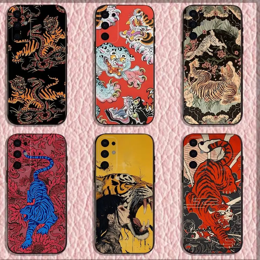 Japanese Ukiyo-e Tiger Phone Case For Samsung S 25,24,23,22,30,21,10,9,Ultra,Plus,Lite,FE,4,5G Black Soft Case
Japanese Ukiyo-e Tiger Phone Case For Samsung S 25,24,23,22,30,21,10,9,Ultra,Plus,Lite,FE,4,5G Black Soft Case