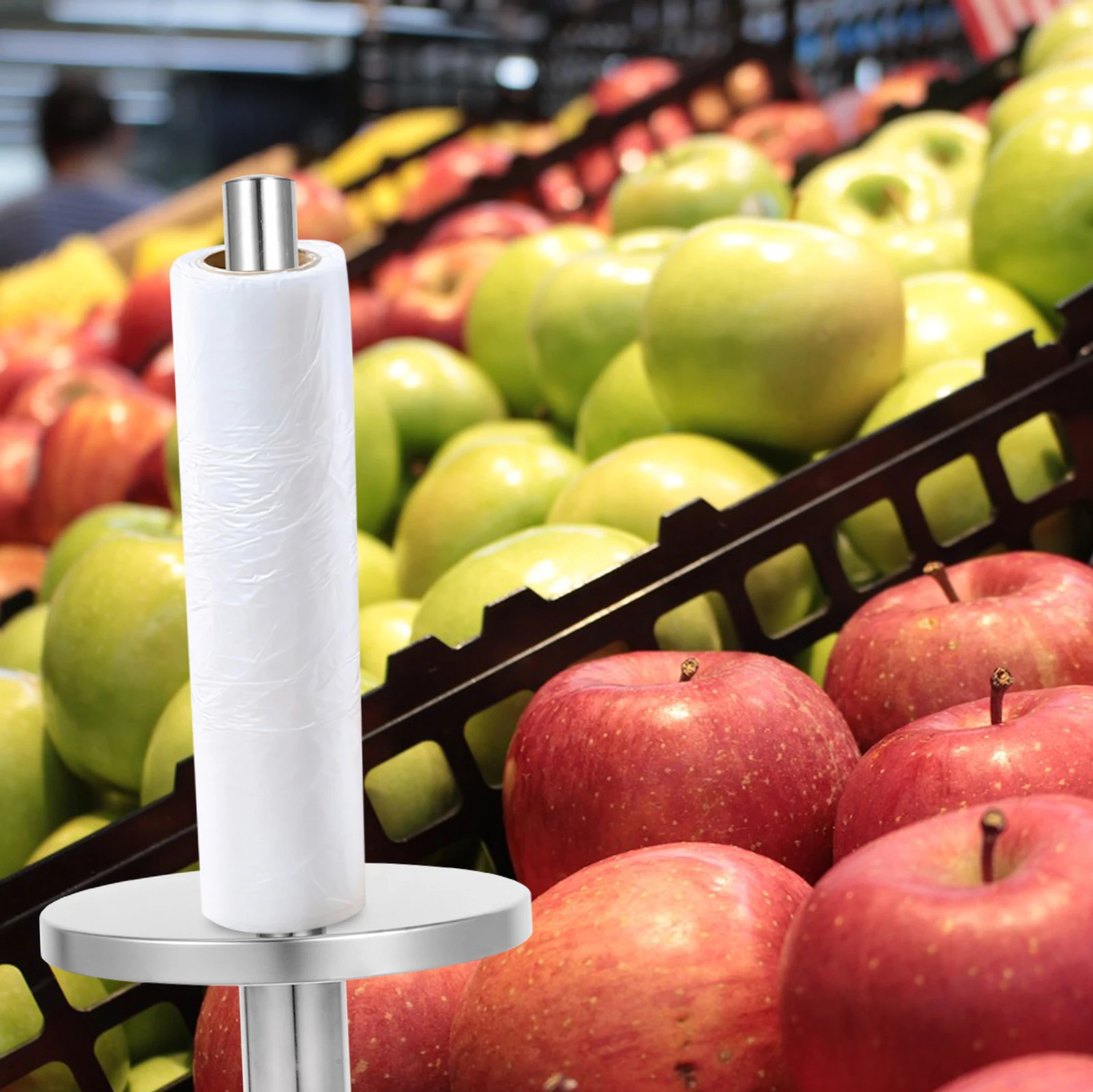 Roll Bag Holder Stand Rack for Supermarket Grocery Dispenser Plastic Bags Stainless Steel
Roll Bag Holder Stand Rack for Supermarket Grocery Dispenser Plastic Bags Stainless Steel