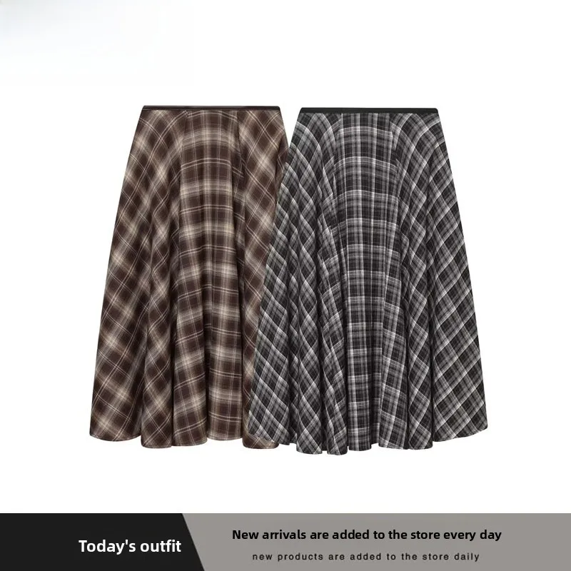 Fashionable Loose Plaid Dress Skirt ZR Style Women's New Autumn Winter Poly Fiber City Commute Midi Skirt City Commute
Fashionable Loose Plaid Dress Skirt ZR Style Women's New Autumn Winter Poly Fiber City Commute Midi Skirt City Commute