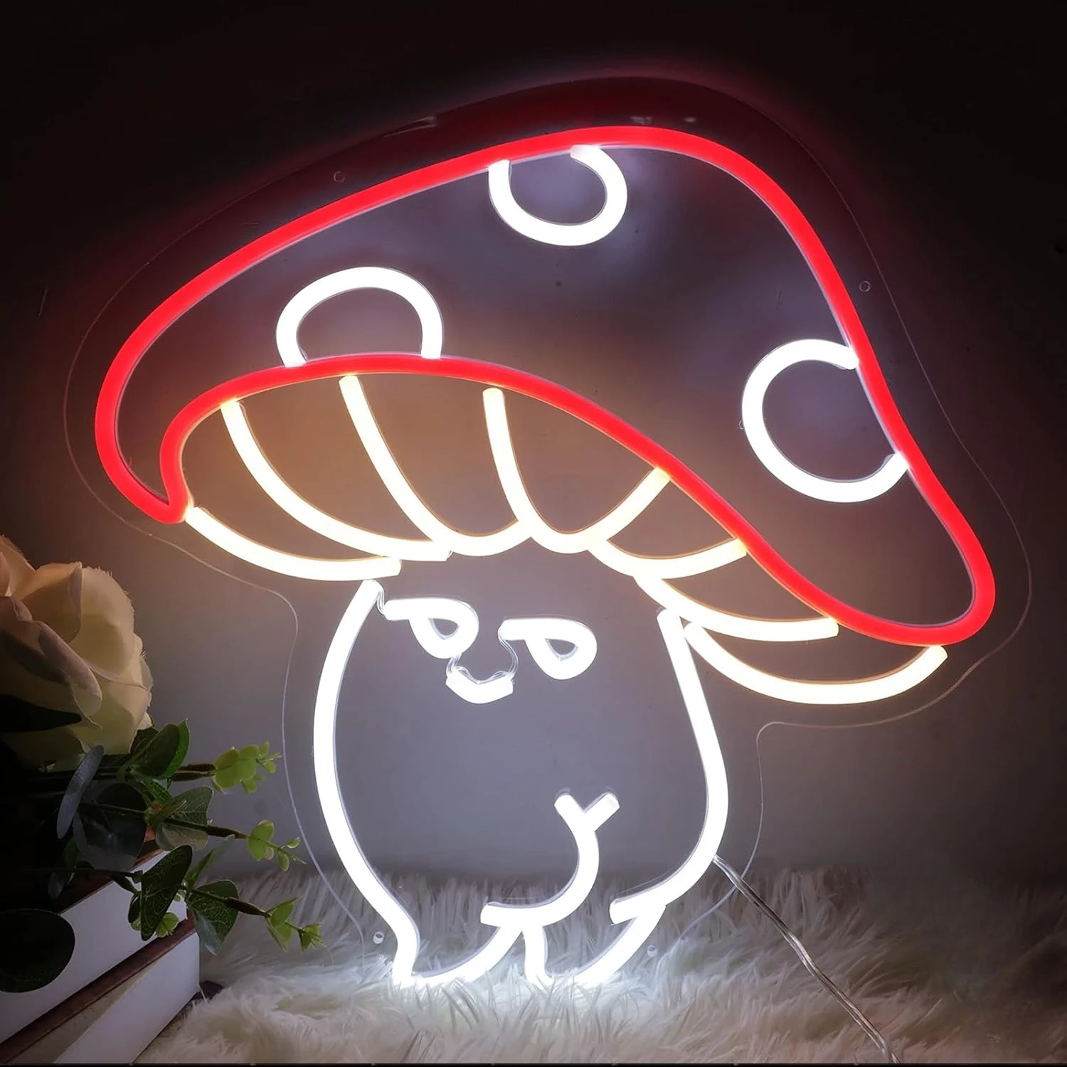 Sexy Mushroom Neon Light Sign USB Dimmable LED Neon Sign for Bedroom Livingroom Club Bar Man Cave Party Gifts Wall Decor
Sexy Mushroom Neon Light Sign USB Dimmable LED Neon Sign for Bedroom Livingroom Club Bar Man Cave Party Gifts Wall Decor