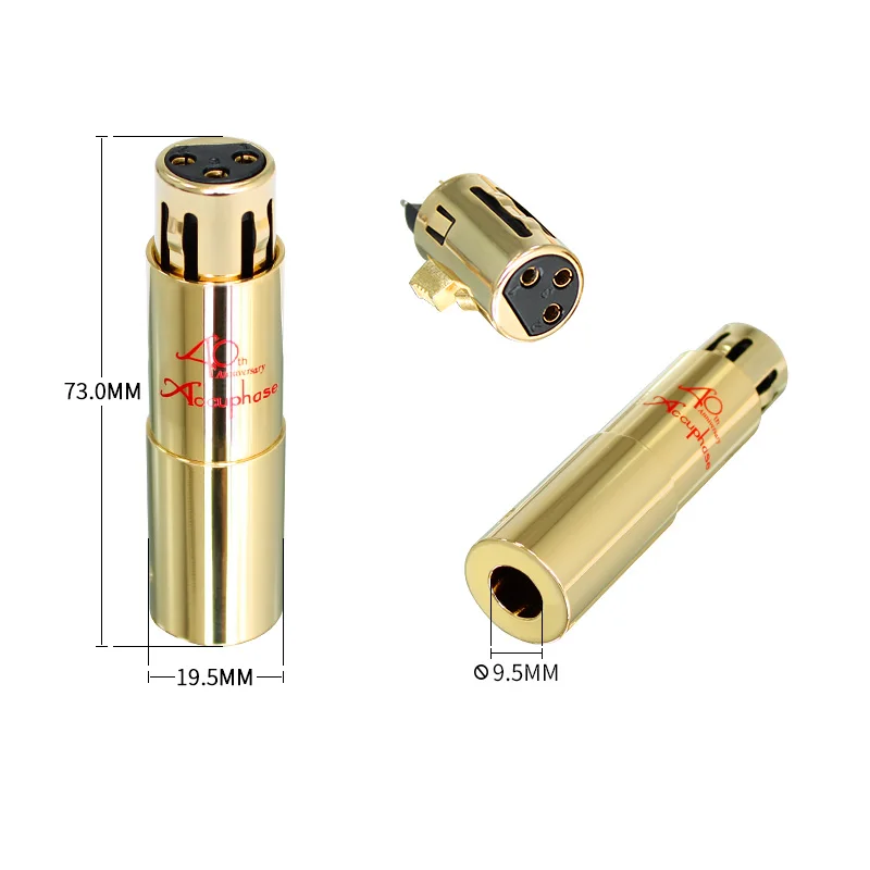Accuphase Audio Hifi Cable XLR Connectors Plug Gold Plated Male To Female Cannon XLR Jack Audio Connector forHi-End Audio System
Accuphase Audio Hifi Cable XLR Connectors Plug Gold Plated Male To Female Cannon XLR Jack Audio Connector forHi-End Audio System