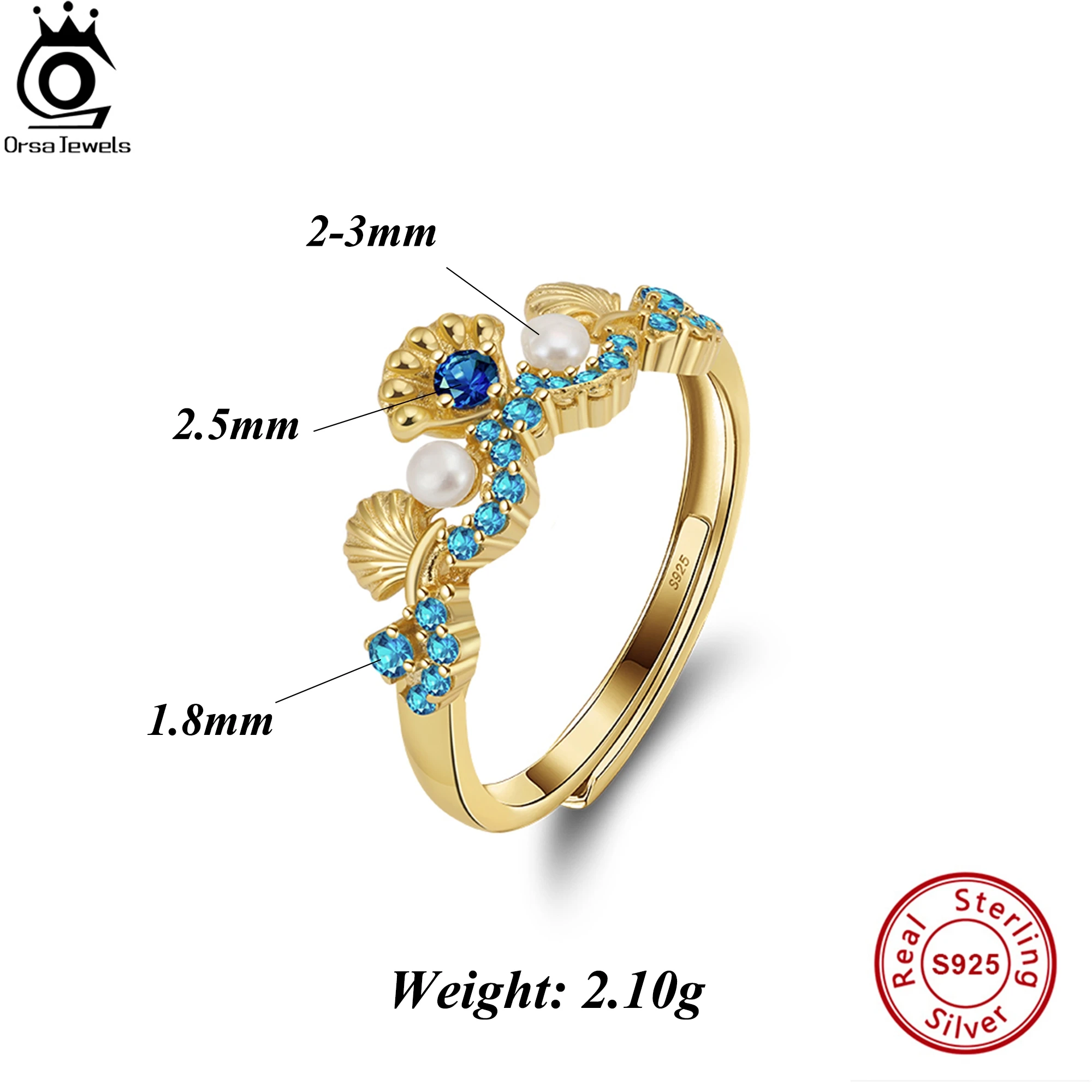 ORSA JEWELS Кольцо из стерлингового серебра 925 пробы и натуральный пресноводный жемчуг и корпус синего циркона, регулируемые украшения в пляжном стиле GPR23
ORSA JEWELS Кольцо из стерлингового серебра 925 пробы и натуральный пресноводный жемчуг и корпус синего циркона, регулируемые украшения в пляжном стиле GPR23