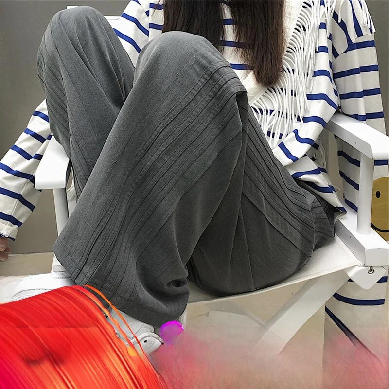 Extra Large 300 Pounds Women's Sporty Casual Pants Thin High Waist Loose Slimming Straight Leg Floor-Length Long Trousers
Extra Large 300 Pounds Women's Sporty Casual Pants Thin High Waist Loose Slimming Straight Leg Floor-Length Long Trousers
