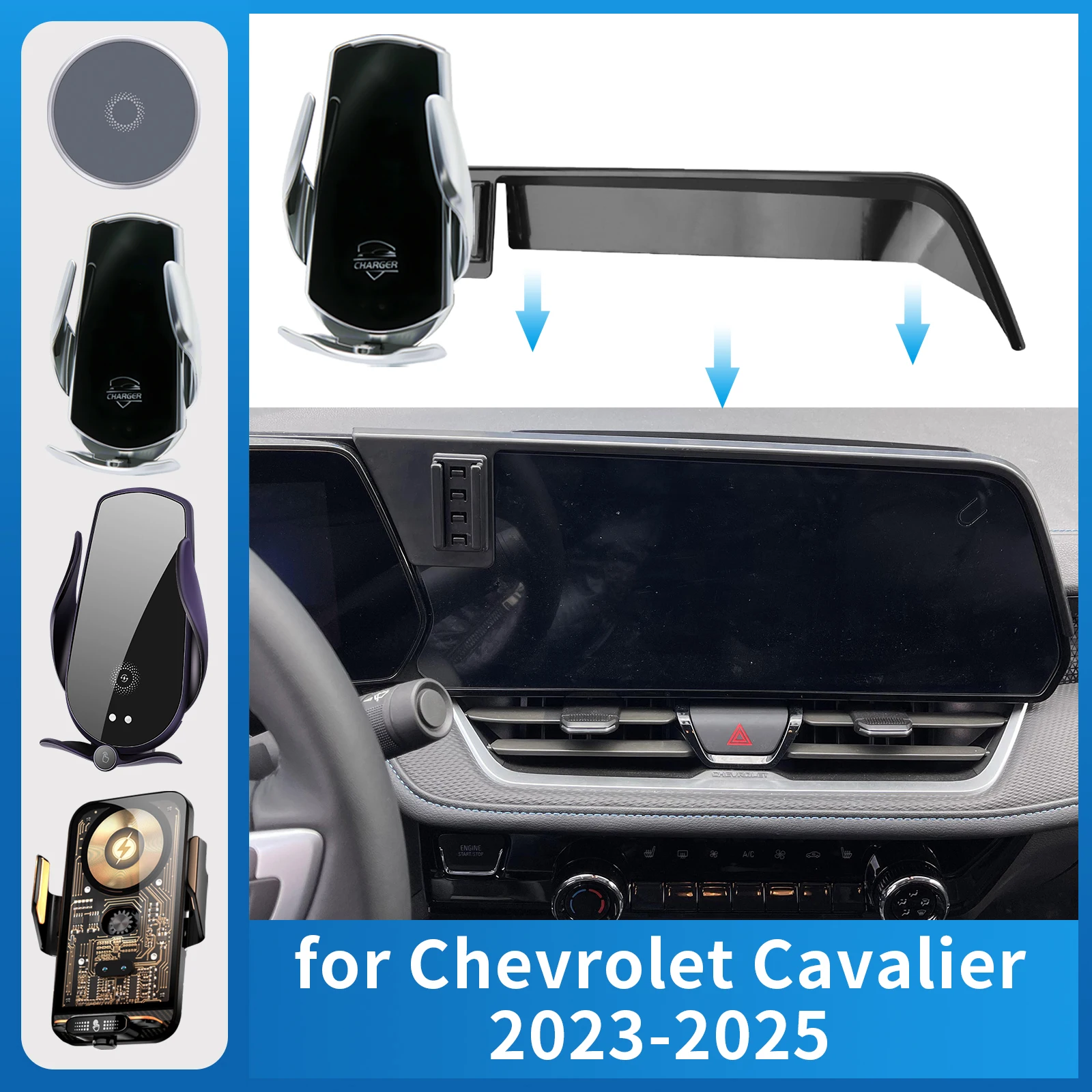Car Phone Holder Charging for Chevrolet Cavalier Turbo 2023 2024 2025 Charging GPS Bracket Navigation Stand Auto Accessories
Car Phone Holder Charging for Chevrolet Cavalier Turbo 2023 2024 2025 Charging GPS Bracket Navigation Stand Auto Accessories