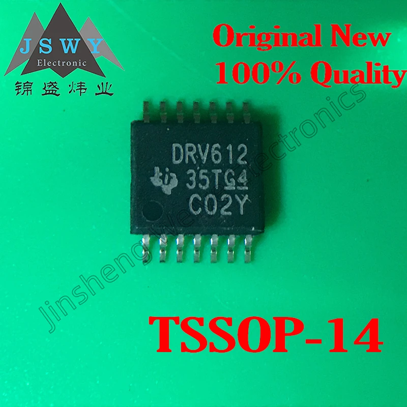 (5/20pcs) DRV612PWR TSSOP-14 DRV612/Dual Channel Audio Power Amplifier Chip/New Original Stock Electronics
(5/20pcs) DRV612PWR TSSOP-14 DRV612/Dual Channel Audio Power Amplifier Chip/New Original Stock Electronics