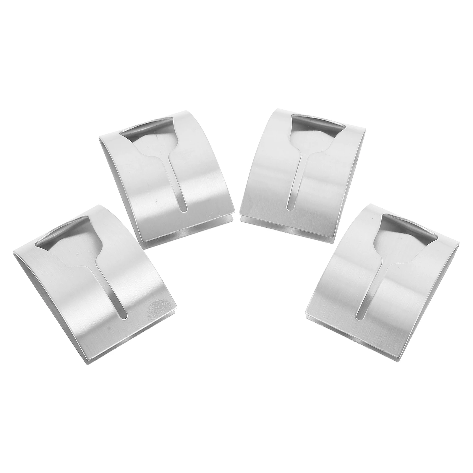 4 Pcs Wall Mounted Stainless Steel Hooks for Bathroom Kitchen Towel Holder Rack Non Drilling Durable Strong Capacity
4 Pcs Wall Mounted Stainless Steel Hooks for Bathroom Kitchen Towel Holder Rack Non Drilling Durable Strong Capacity