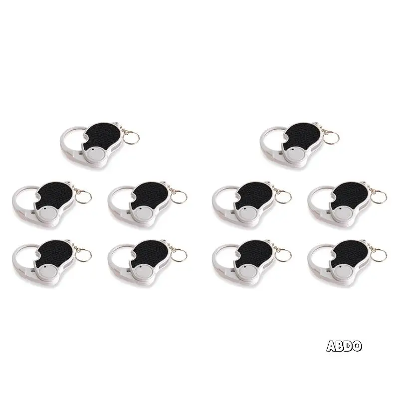 10Pcs 5 Trade Loupe Magnifying Glass With LED Lamp Pocket Magnifier Portable Folding Keyring
10Pcs 5 Trade Loupe Magnifying Glass With LED Lamp Pocket Magnifier Portable Folding Keyring