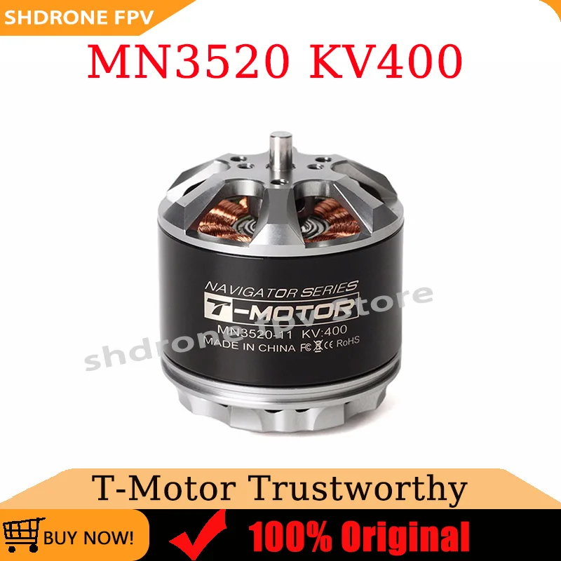 T-MOTOR MN3520 KV400 Brushless Motor 4-8S LiPo 1140W Max Power 38A Max Current High Quality for RC Drone Multicopter UAV
T-MOTOR MN3520 KV400 Brushless Motor 4-8S LiPo 1140W Max Power 38A Max Current High Quality for RC Drone Multicopter UAV