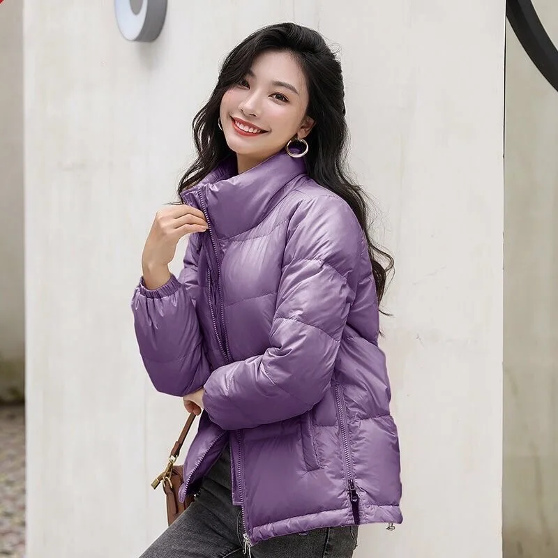 Women's Autumn and Winter Cotton Clothes Solid Color Short Ladies Warm Coat Zipper Pocket Quilted Fashion Casual Women's Coat
Women's Autumn and Winter Cotton Clothes Solid Color Short Ladies Warm Coat Zipper Pocket Quilted Fashion Casual Women's Coat