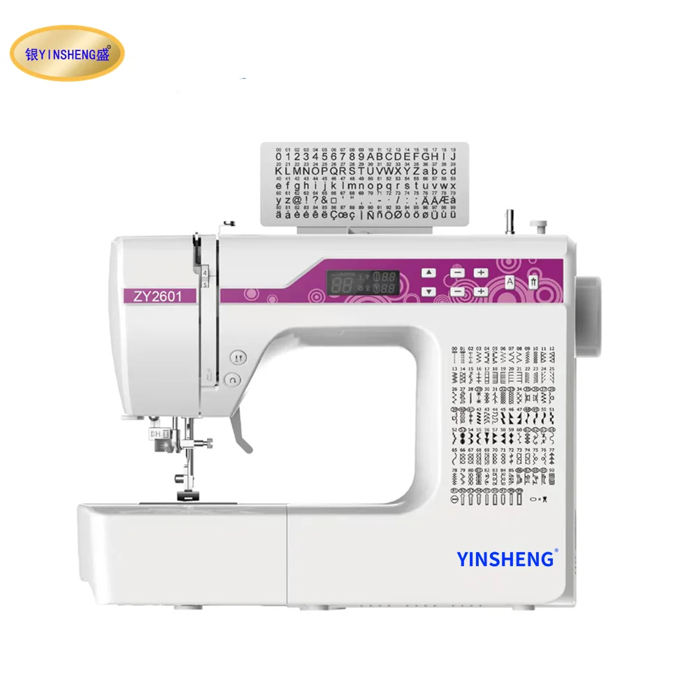 YS2601 CE Certified Mini Domestic Sewing Machine Lightweight Low Noise For Kids Clothing Repair Programmable Lock Stitch Motor
YS2601 CE Certified Mini Domestic Sewing Machine Lightweight Low Noise For Kids Clothing Repair Programmable Lock Stitch Motor