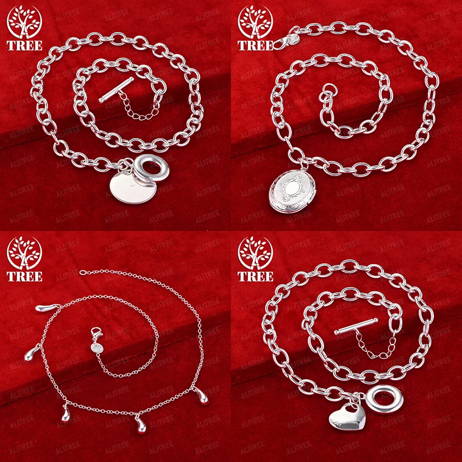 New 925 Sterling Silver Heart Water Drop Oval Photo Frame Round Pendant Necklace Lady Party Wedding Birthday Jewelry Accessories
New 925 Sterling Silver Heart Water Drop Oval Photo Frame Round Pendant Necklace Lady Party Wedding Birthday Jewelry Accessories