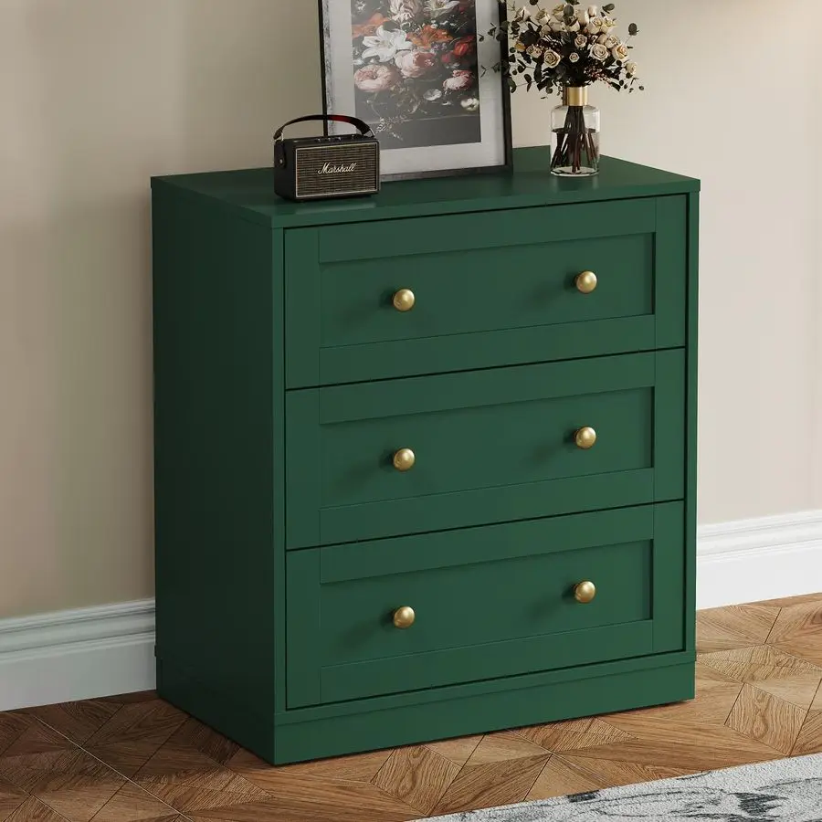 3 Drawer Nightstand, Large Bedside Table with Golden Round Knobs, Modern Wood End Table, Accent Side Table Chest of Drawers for
3 Drawer Nightstand, Large Bedside Table with Golden Round Knobs, Modern Wood End Table, Accent Side Table Chest of Drawers for