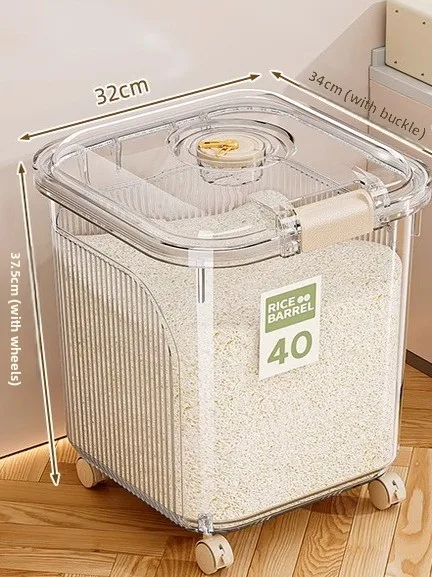 Annie Kitchen Rice Storage Container Moisture Proof Insect Proof with Lid ain Flour Mixed ains Storage Jar over 5L Capaci
Annie Kitchen Rice Storage Container Moisture Proof Insect Proof with Lid ain Flour Mixed ains Storage Jar over 5L Capaci