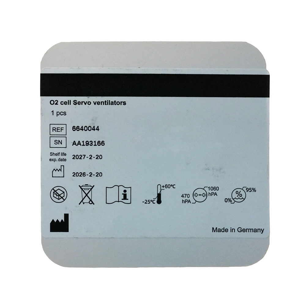New 6640044 replacement Battery For Maquet Servo-I/Servo-S ventilator Oxygen Sensor
New 6640044 replacement Battery For Maquet Servo-I/Servo-S ventilator Oxygen Sensor