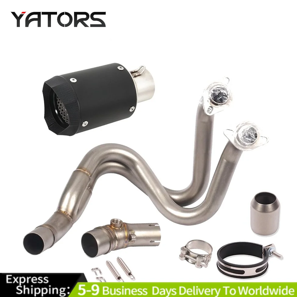 For Kawasaki Ninja Z650 650 Z650RS H2R 17-23 Full System Exhaust Tips Front pipe Exhaust Systems
For Kawasaki Ninja Z650 650 Z650RS H2R 17-23 Full System Exhaust Tips Front pipe Exhaust Systems