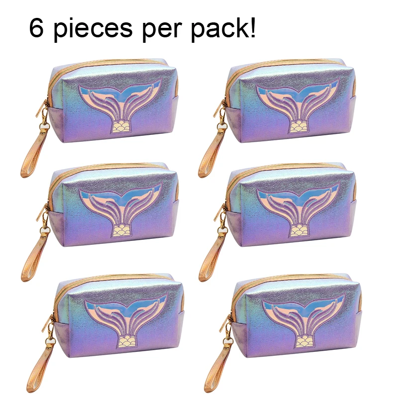 6 pcs/set Iridescent Ladies Mermaid Storage Bag Waterproof Multi-function Toiletry PU Cosmetic large compacity Laser
6 pcs/set Iridescent Ladies Mermaid Storage Bag Waterproof Multi-function Toiletry PU Cosmetic large compacity Laser