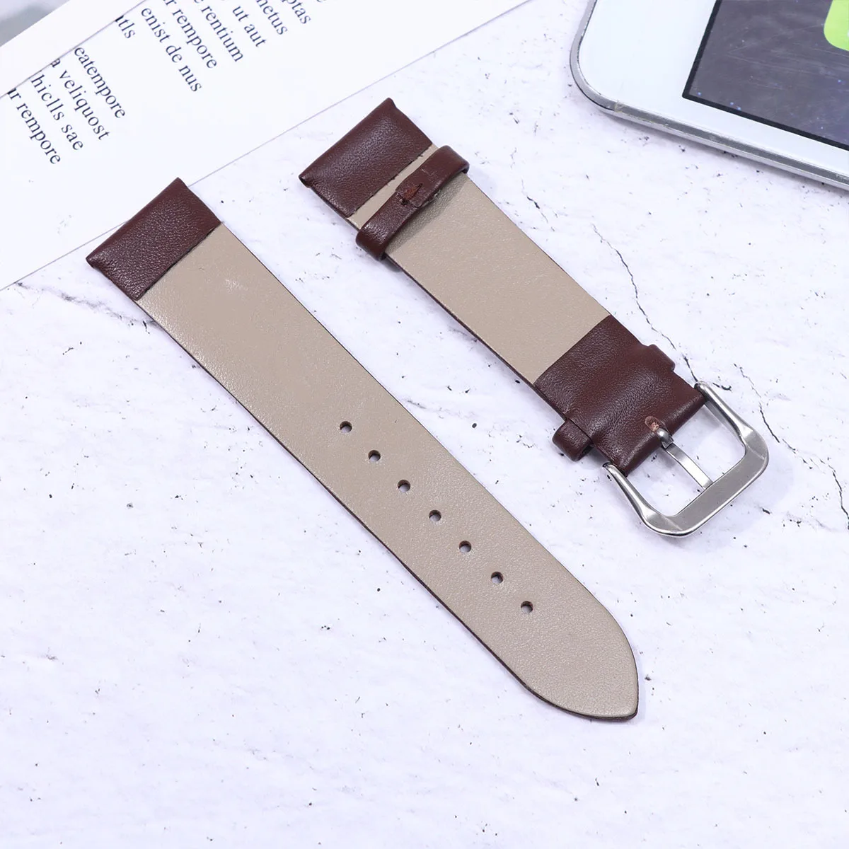 Watch Band Brown 20mm Stylish Replacement Strap Fashion Watch Strap Soft Comfortable
Watch Band Brown 20mm Stylish Replacement Strap Fashion Watch Strap Soft Comfortable