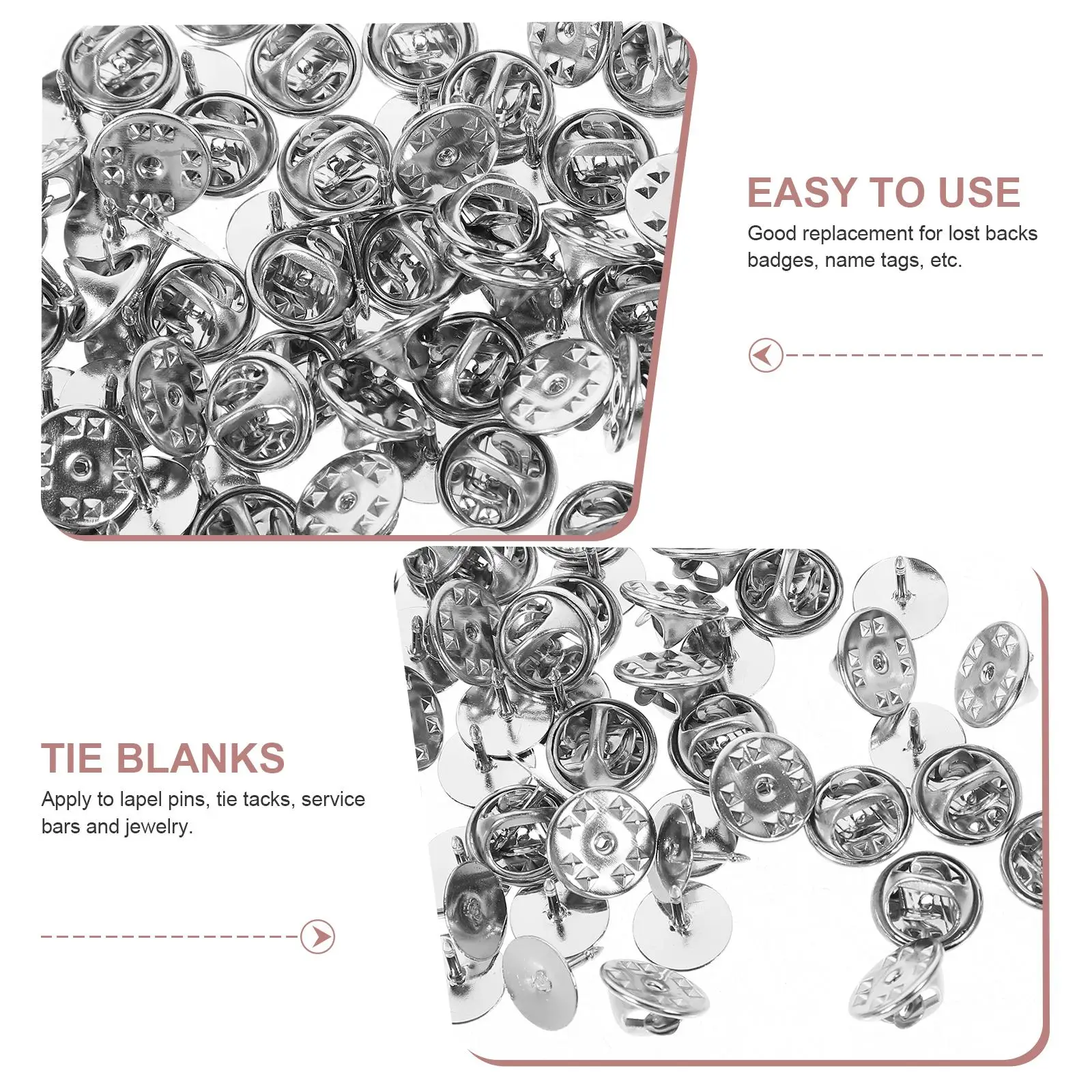 50pcs Tie Tacks Blank Pins Copper Material DIY Crafts Lapel Pins Service Bars Jewelry Making Replacement Badges Name Tags
50pcs Tie Tacks Blank Pins Copper Material DIY Crafts Lapel Pins Service Bars Jewelry Making Replacement Badges Name Tags