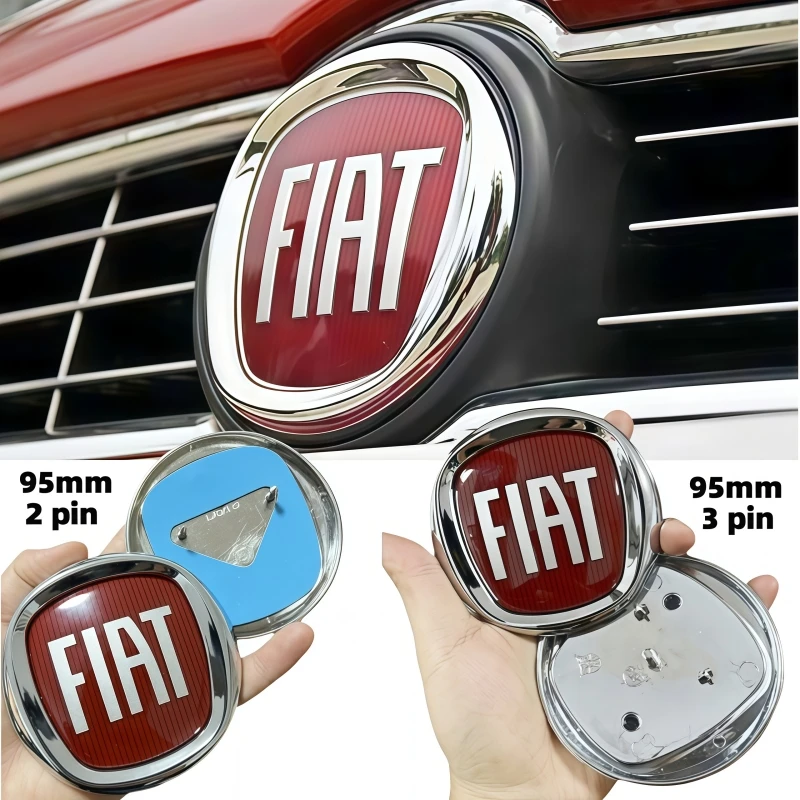 9.5cm/120mm Fiat Front Bumper Badge - 95mm 2/3-Pin Emblem for Fiat 500 500C 500L Doblo Palio Punto Aegea Panda Siena Stilo Bravo
9.5cm/120mm Fiat Front Bumper Badge - 95mm 2/3-Pin Emblem for Fiat 500 500C 500L Doblo Palio Punto Aegea Panda Siena Stilo Bravo