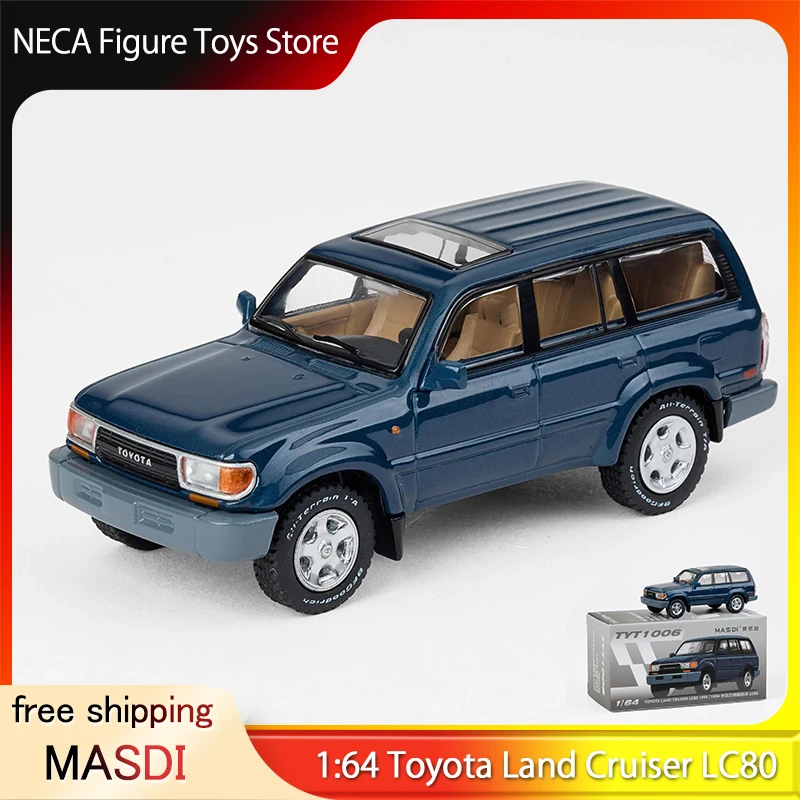 MASDI 1:64 Toyota Land Cruiser LC80 Alloy Off-Road Model 4WD Simulation with Roof Rack Limited Edition J80 Series Collection Toy
MASDI 1:64 Toyota Land Cruiser LC80 Alloy Off-Road Model 4WD Simulation with Roof Rack Limited Edition J80 Series Collection Toy