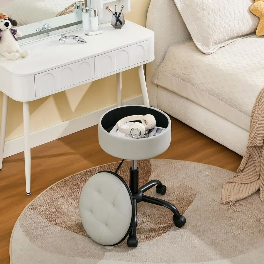 Стул Табурет усилителя Маленький столик в одном кожаном стуле для педикюра с регулируемой высотой 20,6724,61, серый табурет для татуировки с местом для хранения
Стул Табурет усилителя Маленький столик в одном кожаном стуле для педикюра с регулируемой высотой 20,6724,61, серый табурет для татуировки с местом для хранения