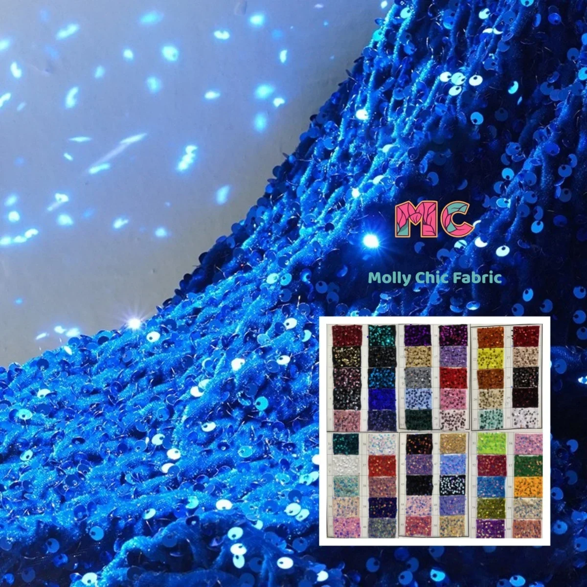 Velvet Sequin Embroidery Non Inverted Velvet Elastic Fabric Sewing Cheongsam Stage Clothing Fabric Velvet 5mm Sequin Fabric
Velvet Sequin Embroidery Non Inverted Velvet Elastic Fabric Sewing Cheongsam Stage Clothing Fabric Velvet 5mm Sequin Fabric