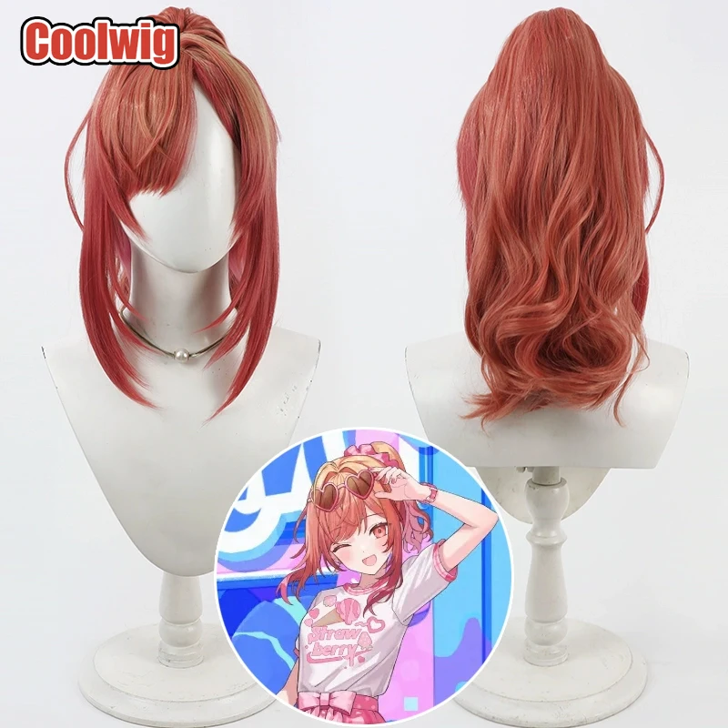 Coolwig Synthetic Hair Ichijou Ririka Cosplay Wigs Virtual YouTuber Ichijou Ririka Red Mixed Blonde Ponytail Wig Heat Resistant
Coolwig Synthetic Hair Ichijou Ririka Cosplay Wigs Virtual YouTuber Ichijou Ririka Red Mixed Blonde Ponytail Wig Heat Resistant
