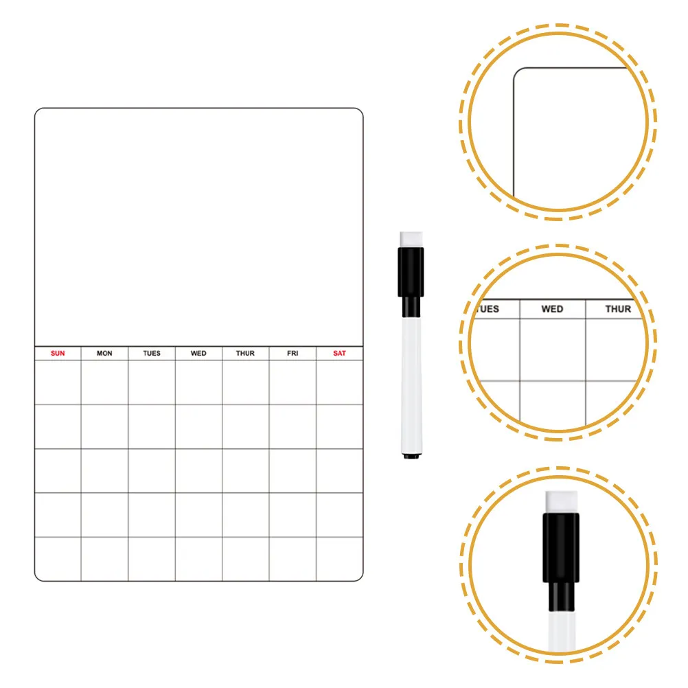 2Sets Fridge Planning Whiteboard Magnetic Sticker Message Board Kitchen Calendar Dry Erase Board Schedule Reminder List
2Sets Fridge Planning Whiteboard Magnetic Sticker Message Board Kitchen Calendar Dry Erase Board Schedule Reminder List
