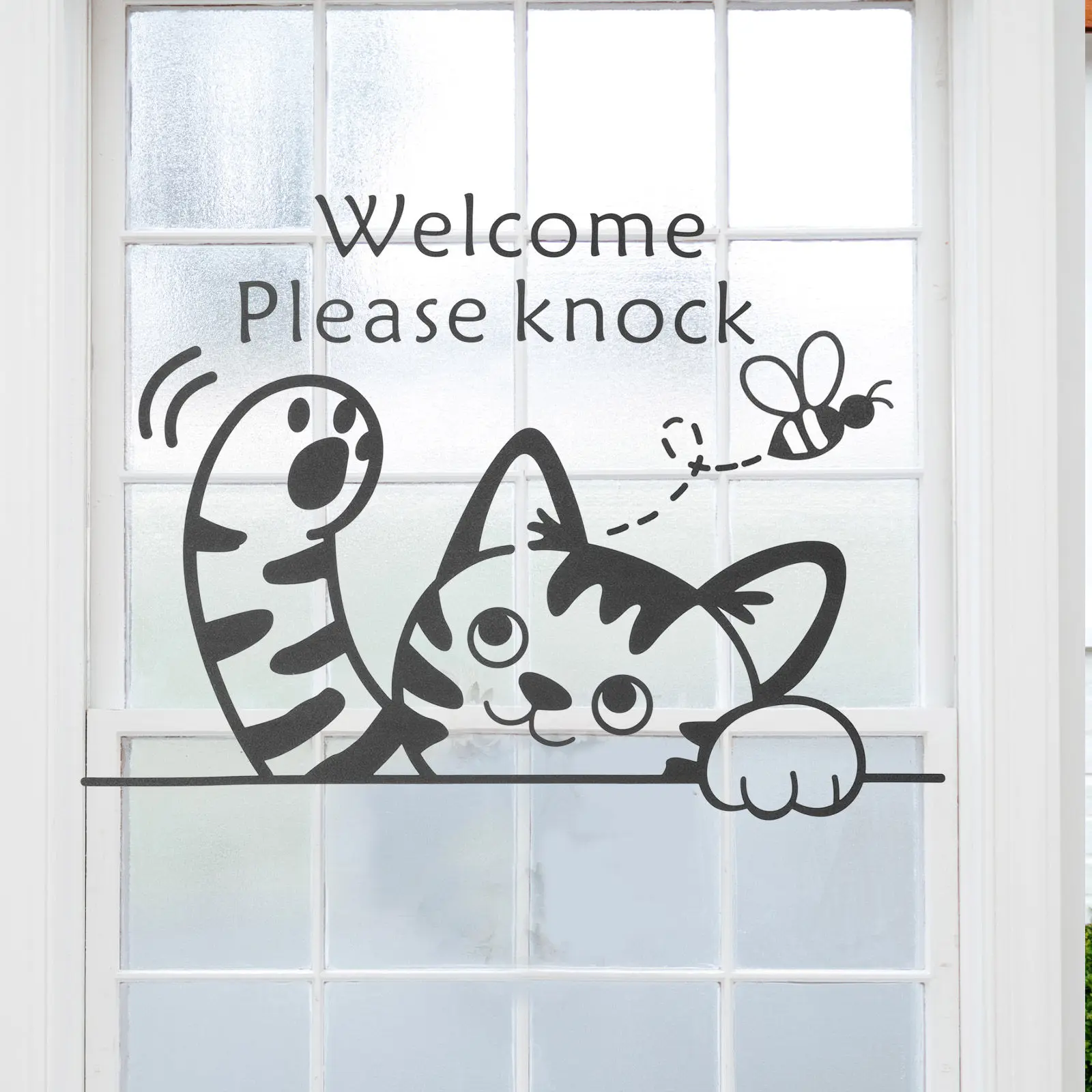 2Pcs Welcome Door Front Door Sticker Sticker PVC Cat Poster Waterproof Kitten Wall Decal Suitcase Living Room Decor
2Pcs Welcome Door Front Door Sticker Sticker PVC Cat Poster Waterproof Kitten Wall Decal Suitcase Living Room Decor
