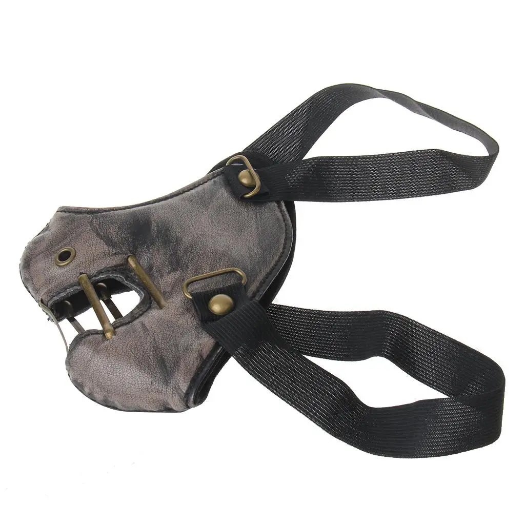 Steampunk PU Leather Half Face Mask Punk Gothic Mouth Shield Adjustable Windproof Mask for Cosplay Festival Party
Steampunk PU Leather Half Face Mask Punk Gothic Mouth Shield Adjustable Windproof Mask for Cosplay Festival Party